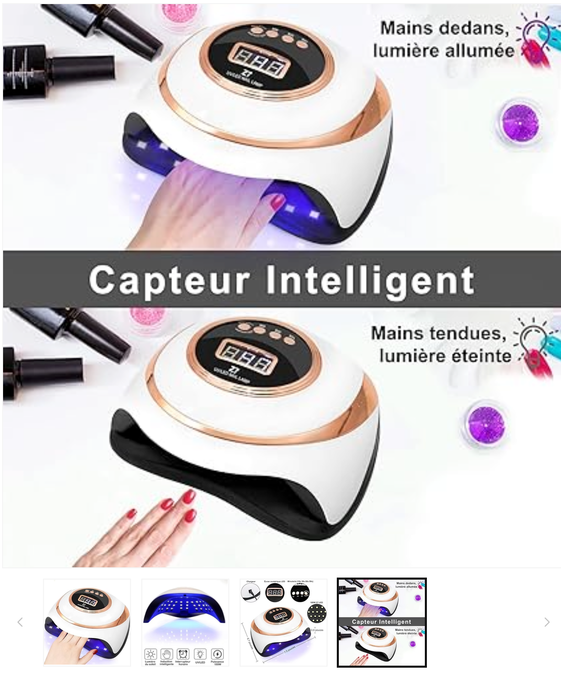 Lampe de Séchage des Ongles Professionnell proposé par Fam de Tête.com