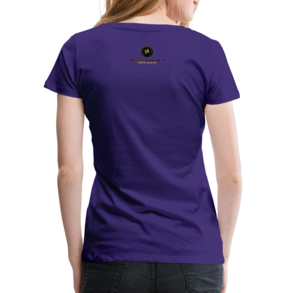 T-shirt Premium FAM DE TÊTE - purple