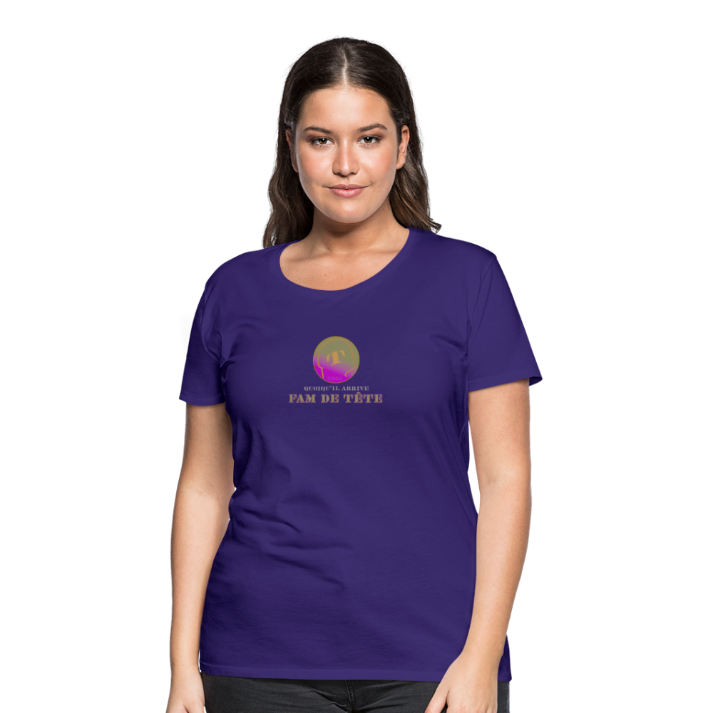 T-shirt Premium FAM DE TÊTE - purple