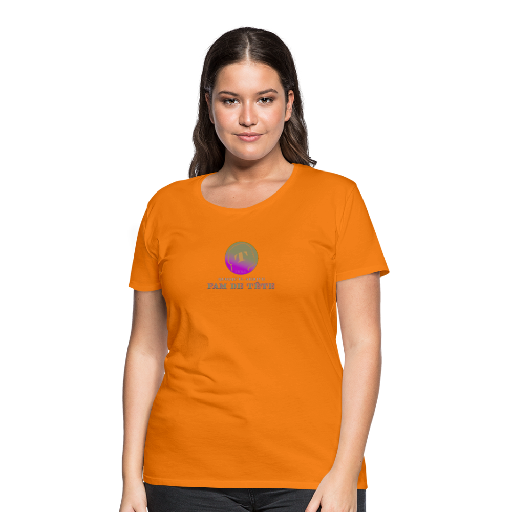 T-shirt Premium FAM DE TÊTE - orange