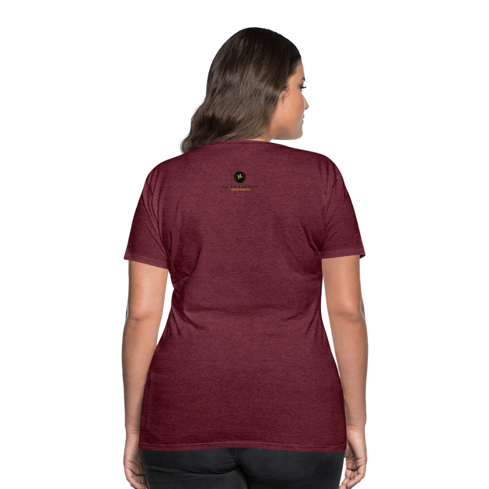 T-shirt Premium FAM DE TÊTE - heather burgundy