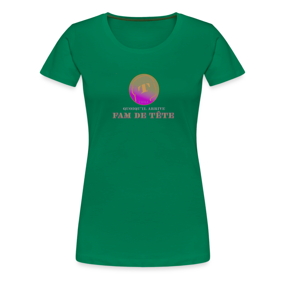 T-shirt Premium FAM DE TÊTE - kelly green