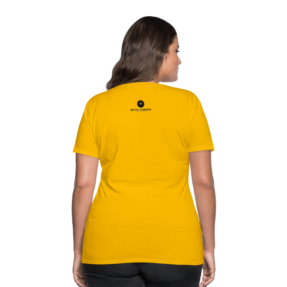 T-shirt Premium FAM DE TÊTE - sun yellow