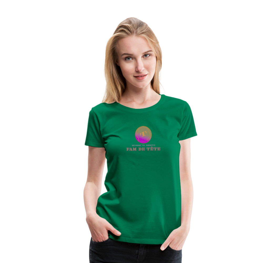 T-shirt Premium FAM DE TÊTE - kelly green