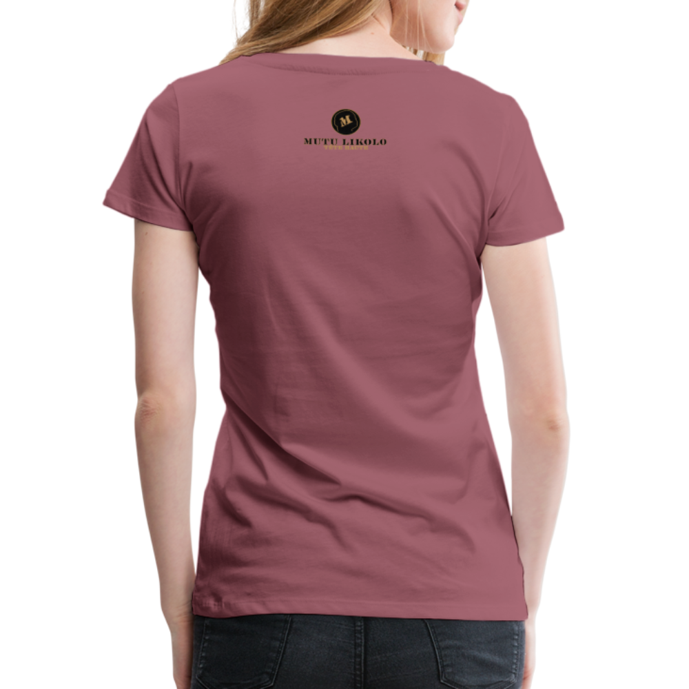 T-shirt Premium FAM DE TÊTE - mauve