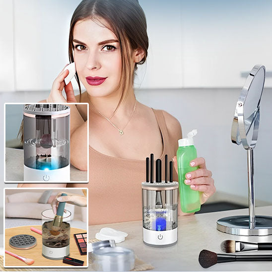Kit de nettoyage de pinceaux de maquillage proposé par Fam de Tête.com