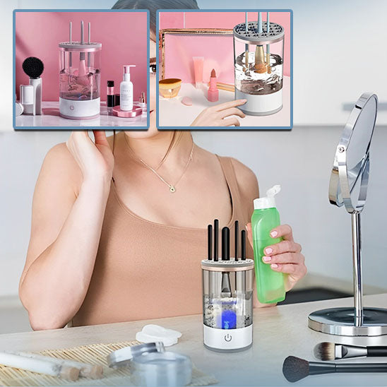 Kit de nettoyage de pinceaux de maquillage proposé par Fam de Tête.com